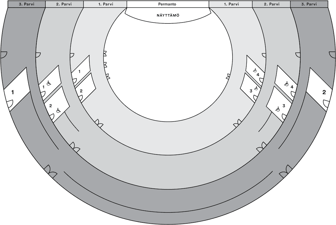 Main stage seating map